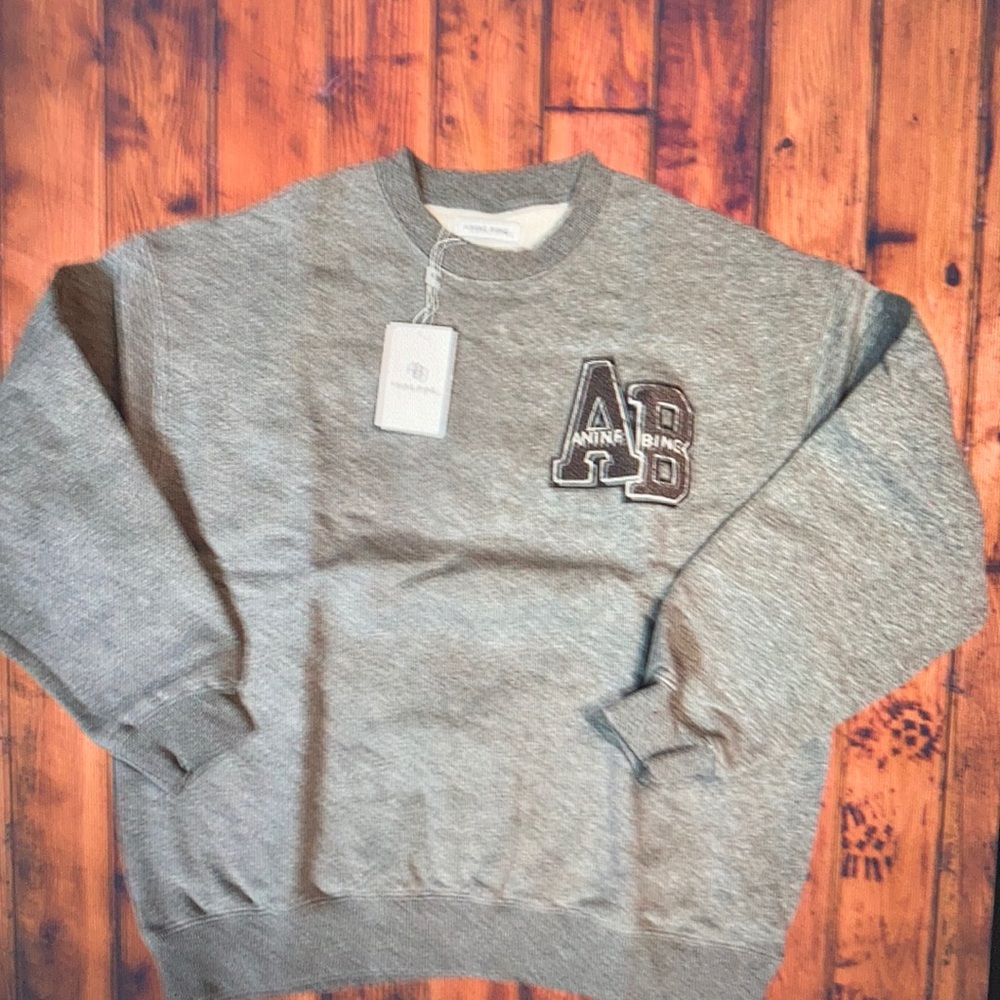 Anine Bing Gray sweatshirt size Large